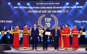 Hai sản phẩm của EVN nhận giải thưởng công nghệ số 'Make in Viet Nam'
