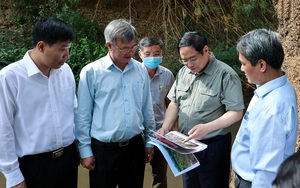 Chùm ảnh: Thủ tướng khảo sát thực địa quy hoạch tuyến giao thông trọng điểm kết nối Bình Phước với Đông Nam Bộ