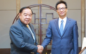 Phó Thủ tướng Vũ Đức Đam tiếp Phó Thủ tướng kiêm Chủ tịch Ủy ban Olympic quốc gia Thái Lan