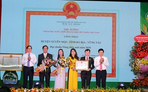 Huyện thứ 6 đạt chuẩn nông thôn mới tại Bà Rịa-Vũng Tàu
