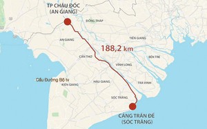 Đầu tư gần 44.700 tỉ đồng xây dựng cao tốc Châu Đốc – Cần Thơ – Sóc Trăng