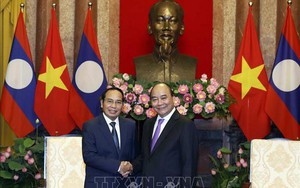 Chủ tịch nước Nguyễn Xuân Phúc tiếp Phó Chủ tịch nước Cộng hòa dân chủ Nhân dân Lào