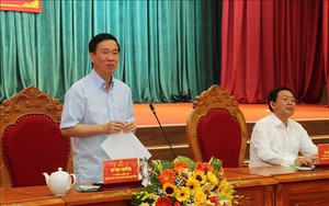 Thường trực Ban Bí thư Võ Văn Thưởng làm việc tại tỉnh Bình Định