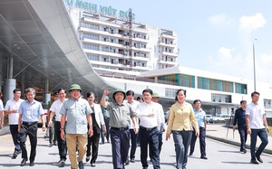 Chùm ảnh: Thủ tướng kiểm tra, đôn đốc 3 dự án bệnh viện lớn tại Hà Nam