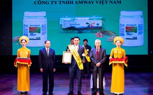 Amway Việt Nam vinh dự nhận giải thưởng 'Sản phẩm vàng vì sức khoẻ cộng đồng'