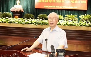 Tổng Bí thư Nguyễn Phú Trọng: TPHCM phát huy hơn nữa vai trò đầu tàu, động lực phát triển vùng Đông Nam Bộ và cả nước