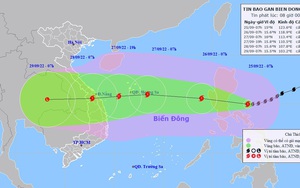 CẬP NHẬT: Bão NORU giật trên cấp 17 tiến nhanh vào Biển Đông