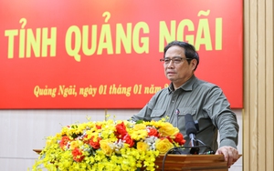 Thủ tướng: Quảng Ngãi cần tập trung thúc đẩy hai động lực phát triển