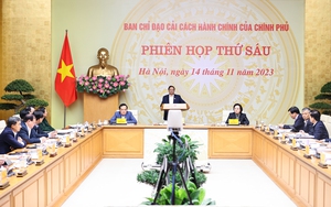 Thủ tướng Phạm Minh Chính chủ trì phiên họp Ban Chỉ đạo Cải cách hành chính của Chính phủ