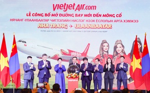 Vietjet công bố đường bay thẳng giữa Ulaanbaatar (Mông Cổ) và Nha Trang