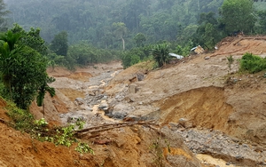 Cảnh báo lũ quét, sạt lở đất, sụt lún do mưa lũ khu vực Quảng Nam đến Đắk Lắk