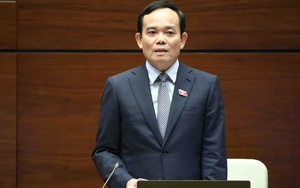 Phó Thủ tướng Trần Lưu Quang trả lời chất vấn cùng  các tư lệnh ngành nội vụ, tư pháp
