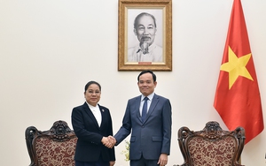 Phó Thủ tướng Trần Lưu Quang tiếp Bộ trưởng Thông tin, Văn hoá và Du lịch Lào