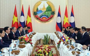 Chủ tịch nước Võ Văn Thưởng hội kiến Thủ tướng, Chủ tịch Quốc hội Lào