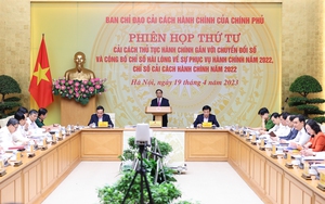 Thủ tướng chủ trì Phiên họp thứ 4 Ban Chỉ đạo cải cách hành chính