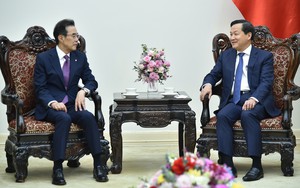Phó Thủ tướng Lê Minh Khái tiếp Chủ tịch Liên đoàn Hợp tác xã Nông nghiệp quốc gia Hàn Quốc