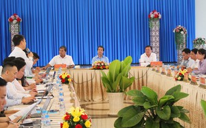 Đoàn công tác của Chính phủ làm việc với tỉnh Trà Vinh về tình hình sản xuất kinh doanh, đầu tư công