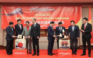 Vietjet công bố đường bay thẳng đầu tiên từ Việt Nam đến Hiroshima (Nhật Bản)