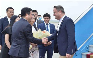 Thủ tướng Đại Công quốc Luxembourg tới Hà Nội, bắt đầu thăm chính thức Việt Nam