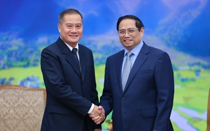 Thủ tướng Phạm Minh Chính tiếp Tổng giám đốc Thông tấn xã Pathet Lào