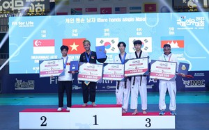 Việt Nam đoạt 2 huy chương tại Cuộc thi Võ thuật quốc tế tại Hàn Quốc