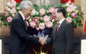 Chủ tịch nước Võ Văn Thưởng tiếp Thủ tướng Singapore Lý Hiển Long