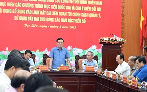 Phó Thủ tướng Trần Lưu Quang đốc tiến độ các chương trình MTQG tại Đồng bằng sông Cửu Long