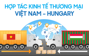 Infographics: Hợp tác kinh tế thương mại Việt Nam - Hungary