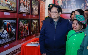 Thủ tướng Phạm Minh Chính dự Lễ khánh thành Dự án tái thiết khu dân cư thôn Làng Nủ