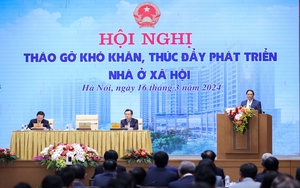 Thủ tướng Phạm Minh Chính chủ trì hội nghị tháo gỡ khó khăn, thúc đẩy phát triển nhà ở xã hội