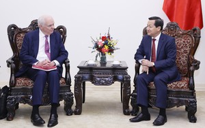 Phó Thủ tướng Lê Minh Khái tiếp Giám đốc Chương trình Việt Nam tại Đại học Harvard và các chuyên gia Đại học Fulbright Việt Nam