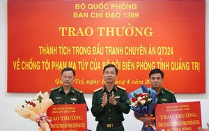 Bộ Quốc phòng khen thưởng các đơn vị triệt phá đường dây vận chuyển ma túy qua biên giới