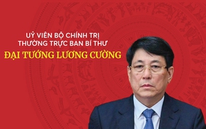 [INFOGRAPHICS] Tiểu sử đồng chí Đại tướng Lương Cường, Ủy viên Bộ Chính trị, Thường trực Ban Bí thư