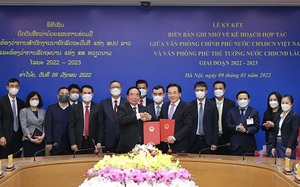 Ký kết Biên bản ghi nhớ, đóng góp vào quan hệ hữu nghị đặc biệt Việt Nam-Lào