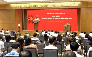 Đảng ủy VPCP tập huấn nghiệp vụ công tác đảng