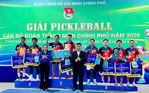 Sôi nổi Giải Pickleball cán bộ Đoàn Thanh niên Chính phủ chào mừng 95 năm Ngày thành lập Đoàn