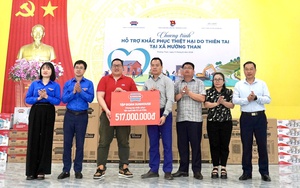 Đoàn Thanh niên Chính phủ đồng hành cùng người dân vùng lũ Lai Châu