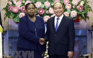 越南国家主席阮春福会见莫桑比克国民议会议长