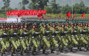越南国庆80周年阅兵游行仪式合练彩排（组图）