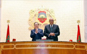 陈青敏主席与摩洛哥参议长举行会谈