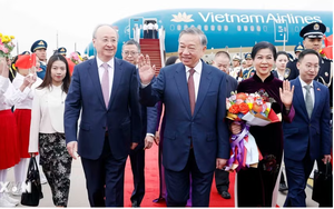 越共总书记、国家主席苏林携夫人抵达北京 开始对中国进行国事访问