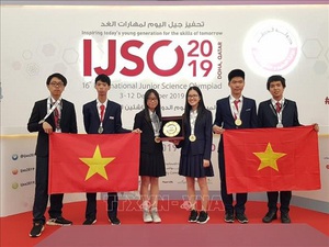 Việt Nam giành 3 HCV tại Kỳ thi Olympic Khoa học trẻ quốc tế 