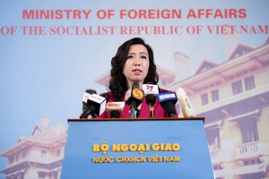 Việt Nam ủng hộ việc giải quyết các tranh chấp ở Biên Đông bằng ngoại giao và pháp lý