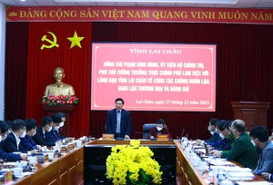 Phó Thủ tướng Thường trực Phạm Bình Minh làm việc với Lai Châu về công tác phòng chống buôn lậu