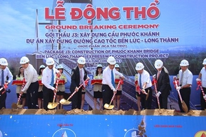 Khởi công cầu Phước Khánh thuộc tuyến cao tốc Bến Lức-Long Thành