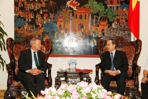 Phó Thủ tướng Nguyễn Thiện Nhân tiếp thành viên Hội đồng Đại học Việt - Đức