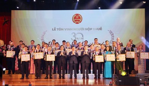 EVN được vinh danh tại lễ tôn vinh Người nộp thuế tiêu biểu