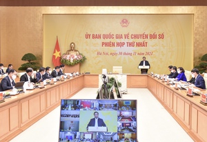 Thủ tướng Phạm Minh Chính chủ trì phiên họp thứ nhất của Ủy ban Quốc gia về chuyển đổi số