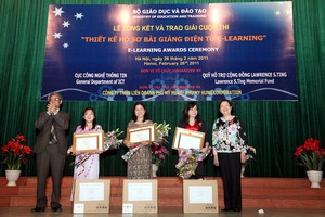 Tổng kết và trao giải cuộc thi “Thiết kế hồ sơ bài giảng điện tử E-learning”