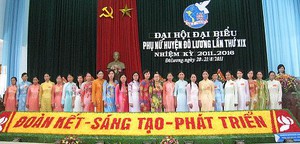 Đại hội đại biểu phụ nữ huyện Đô Lương lần thứ XIX, nhiệm kỳ 2011-2016